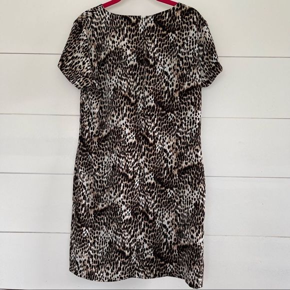 Rachel Zoe Leopard Short Sleeve Mini Dress - Picture 5 of 5